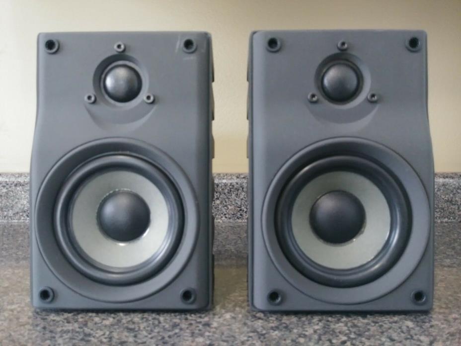 Realistic Optimus Pro X7 Minimus-7 Metal Speakers 40-2071 Clean Tested