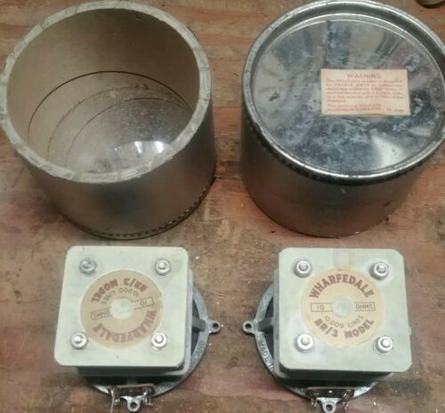 Vintage Wharfedale br/3 Tweeter with covers.