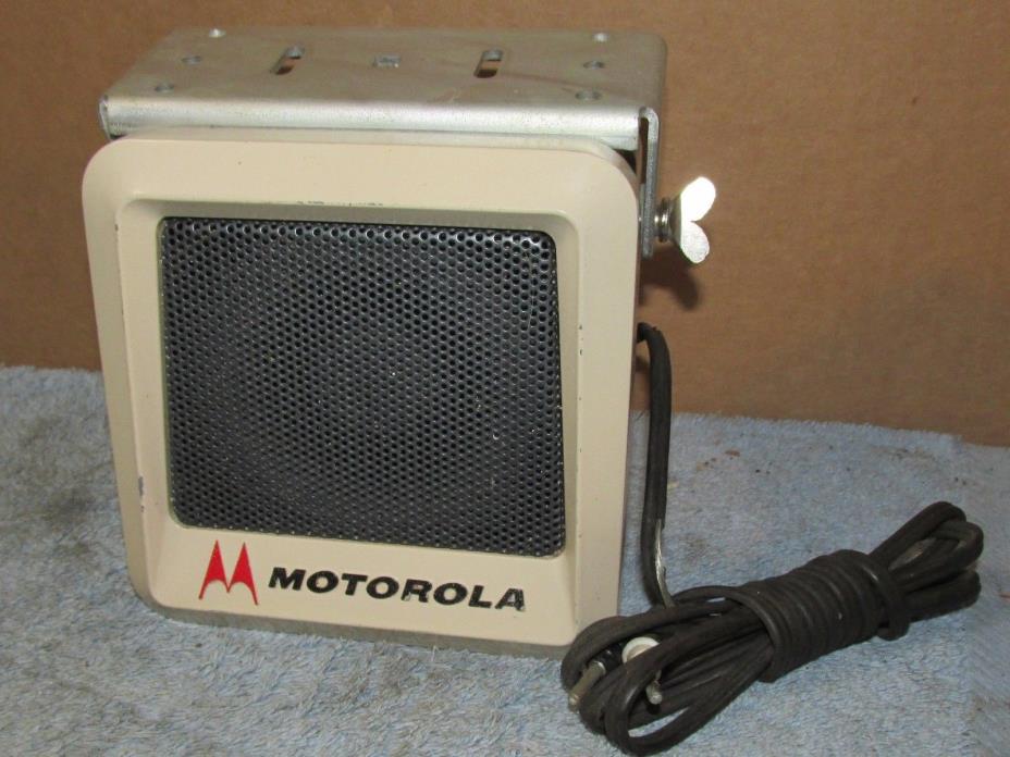 Vintage 1965 MOTOROLA TSN 6000A-1 External Speaker Police Car/Fire/Bracket J0948