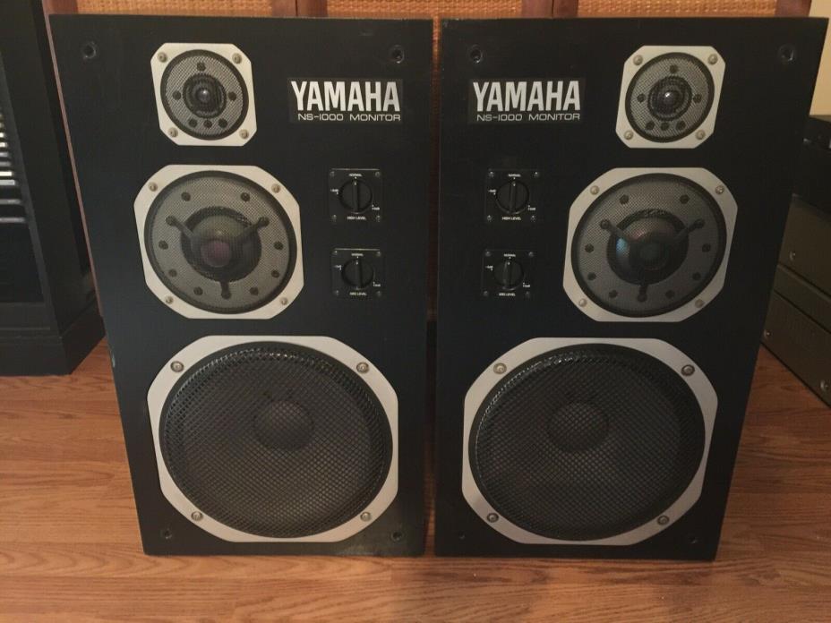 Vintage  -Yamaha NS 1000 M Speakers -  Good Condition  !