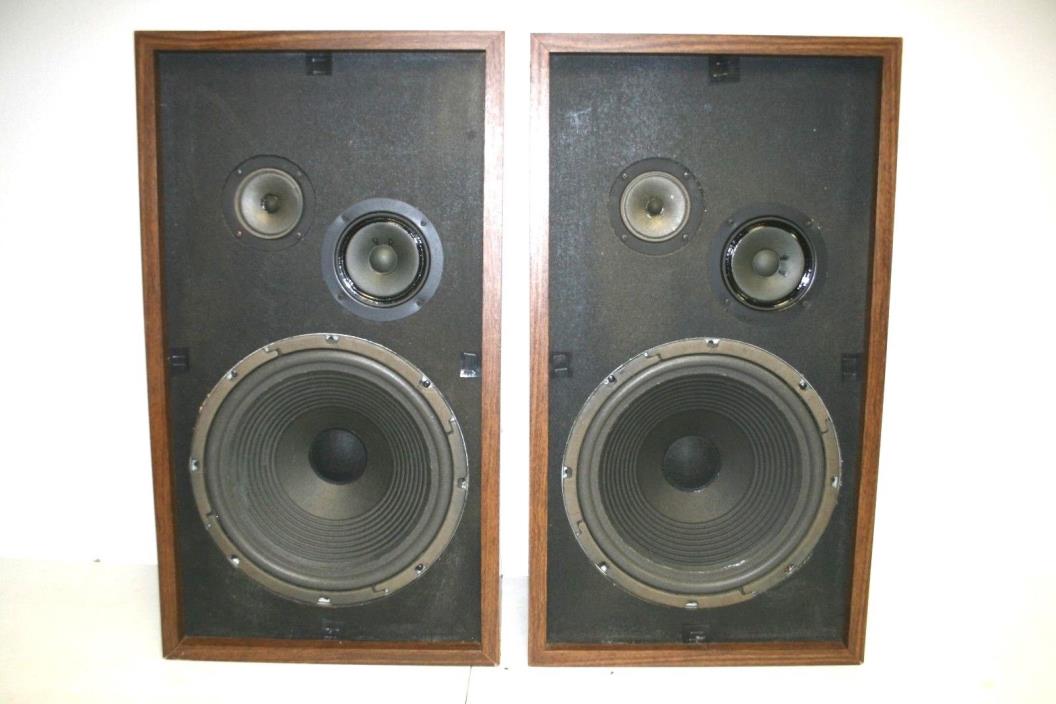 Vintage ATL Award 66 Floor Speakers: Re-foamed Woofers Replaced Grill Cloth