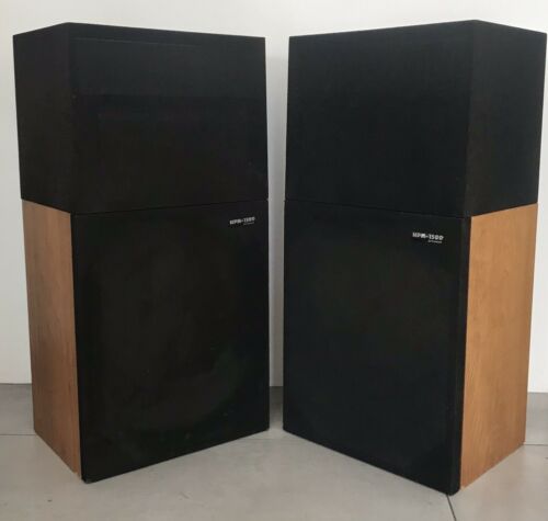 Vintage Pioneer HPM-1500 SPeaker Cabinets With Crossovers And Grills