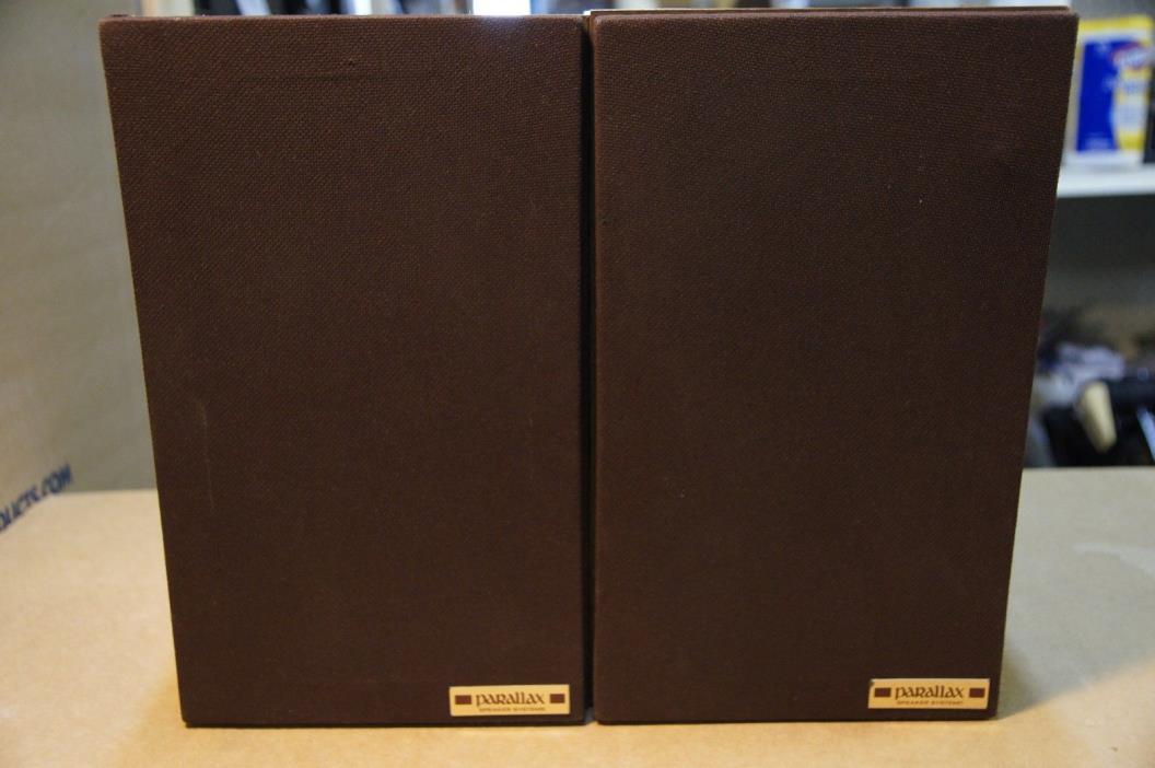 Vintage Parallax Model 1220 Speakers - Tested and Working!