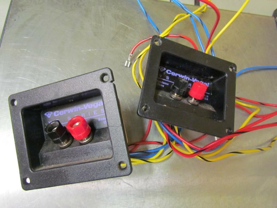 2 GENUINE VINTAGE CERWIN VEGA VSW-10 Input Crossovers With Harness