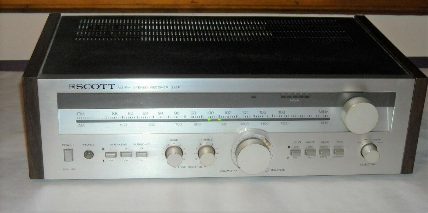 Vintage Stereo Reciever Scott  325 R