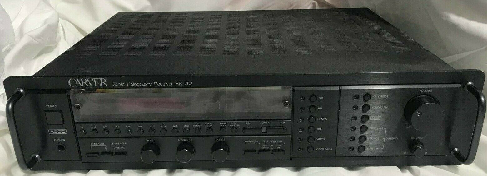 CARVER HR 752 HIGH END STEREO RECEIVER 100 WPC * SUPERB SOUND
