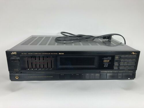 Vintage JVC RX-450 BK FM/AM Stereo Receiver Computer Controlled Equalizer 7 Band