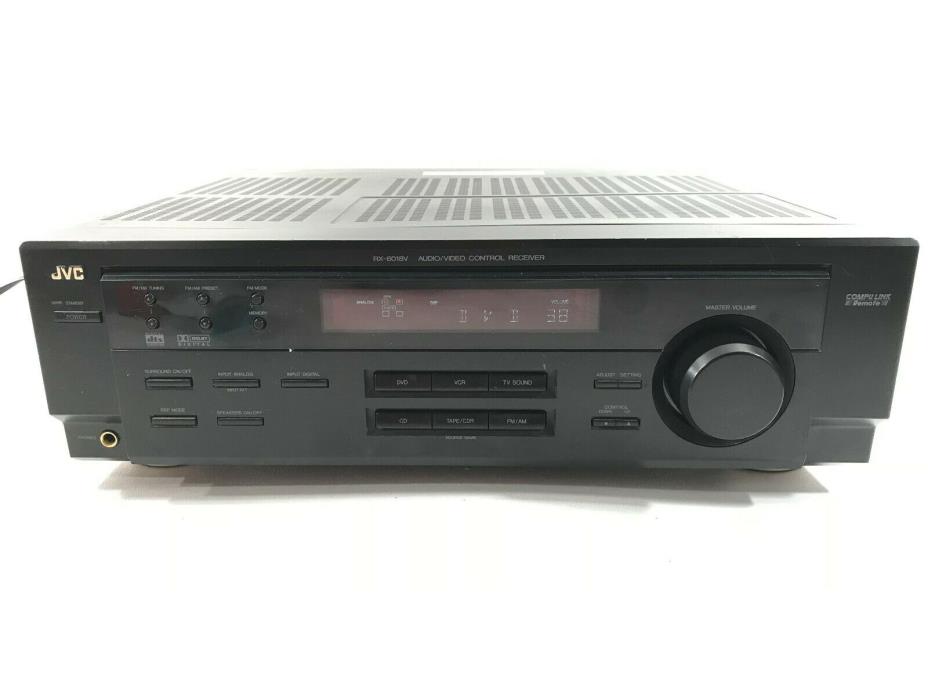 JVC Home Theater Receiver RX-6018V Dolby DTS 5.1 Channel 500 Watt Sound Test Pix