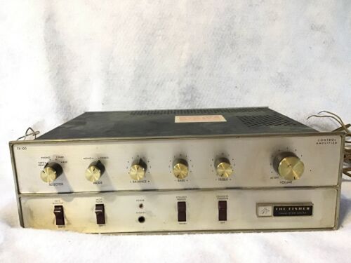 FISHER TX-100 CONTROL AMPLIFIER solid state integrated amp Vintage Transistor