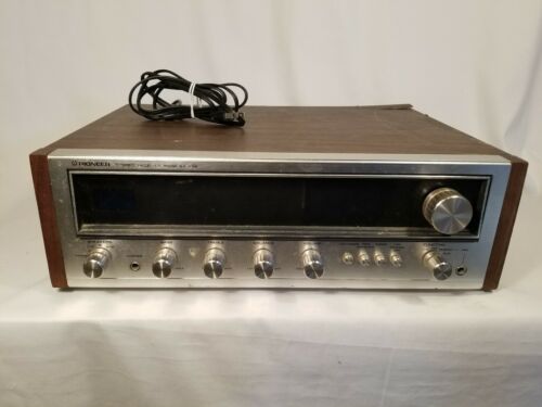 Vintage Pioneer SX-434 AM/FM Stereo Receiver Wood Cabinet