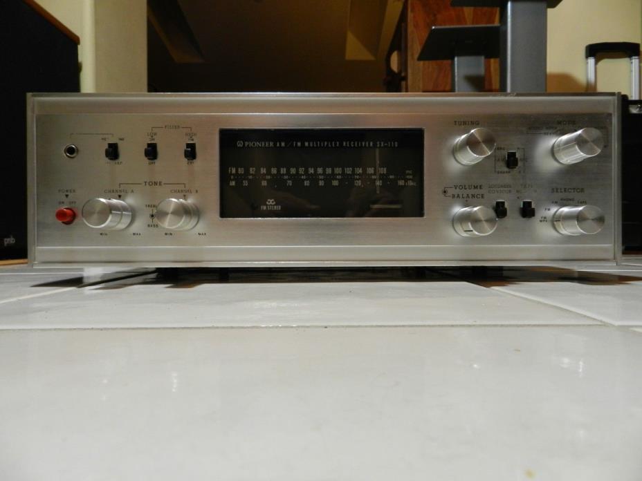 Pioneer SX 110 Vacuum Tube Stereo Receiver
