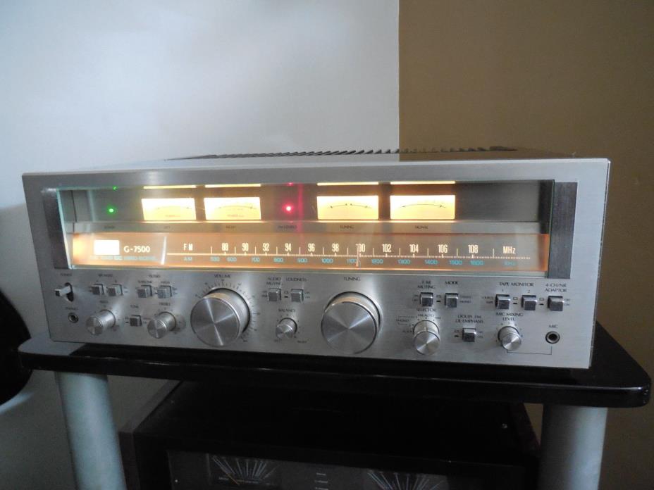 VINTAGE 1970s SANSUI G-7500 PURE POWER STEREO RECEIVER