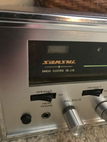 Sansui 1000A Stereo Receiver Original Tubes