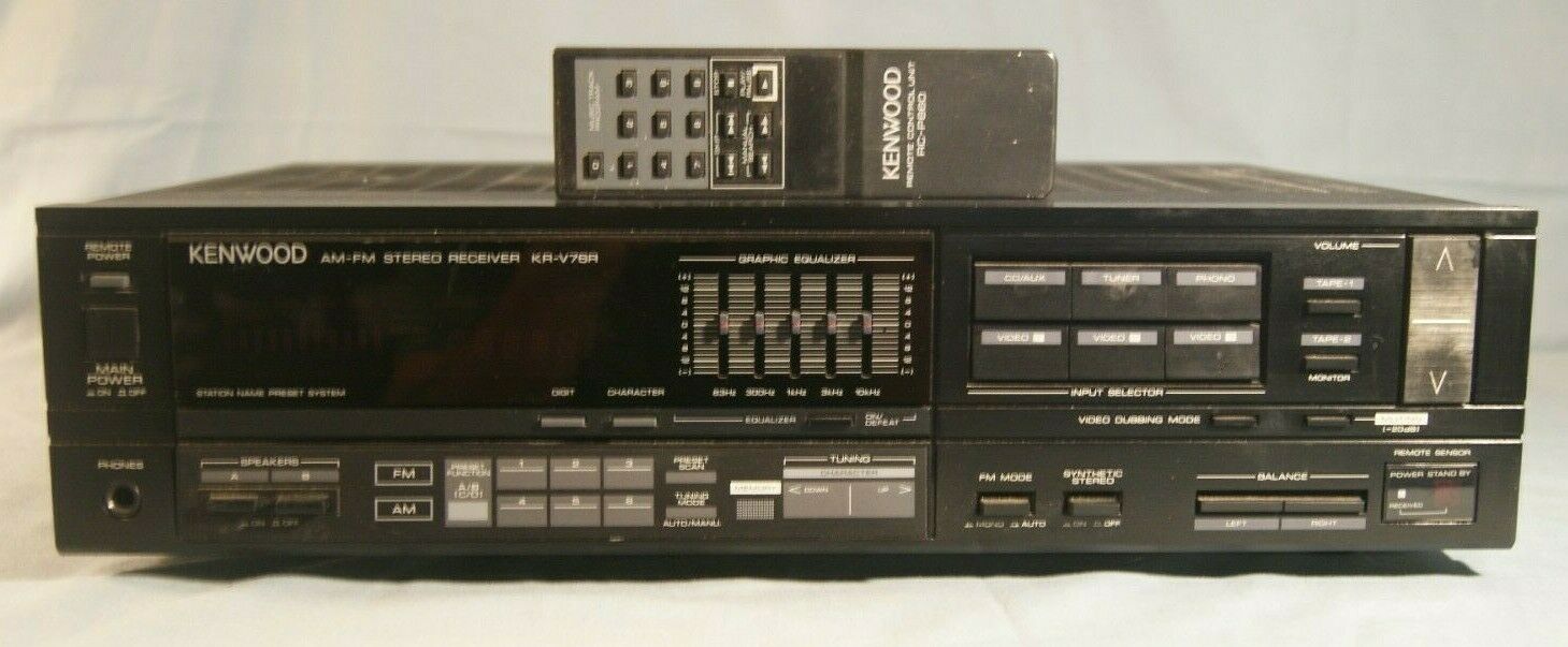 Kenwood 100% Working KR-V76R AM/FM Stereo Rreceiver,5 Band Equalizer