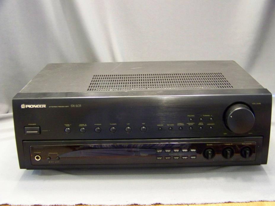 Vintage Pioneer receiver AM FM SX-203 Tested