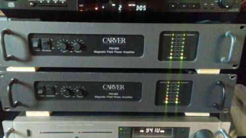 (1) Carver PM 900 350wpc @ 8 ohm Great Performing Amp. Static Free Gain Controls