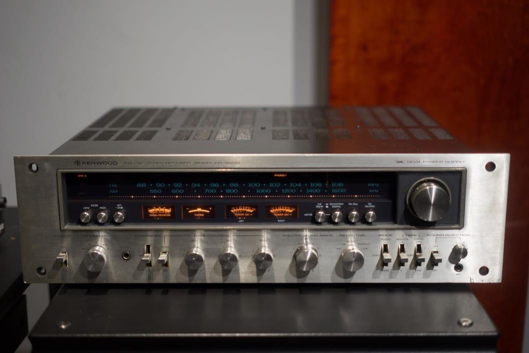 Kenwood KR-9600 AM/FM Stereo Receiver- 160 Watts Per Channel - Refurbished