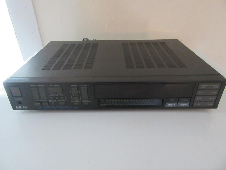 AKAI AA-V201 Computer Controlled Audio/Video Receiver FOR PARTS OR REPAIR