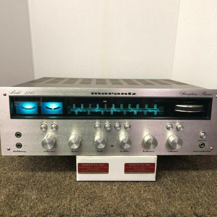 MARANTZ 2245 VINTAGE STEREO RECEIVER - SERVICED - CLEANED - EXCELLENT CONDITION