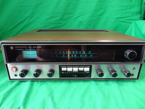 Vintage Kenwood KR-4140 Wooden Case 1970s Classic Stereo Old Home Receiver Wood