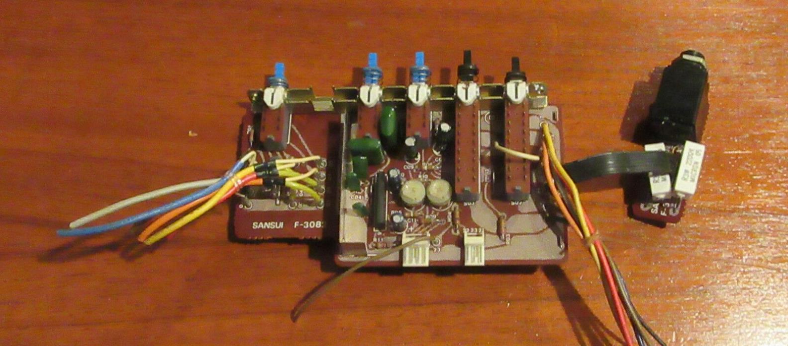 Sansui G8700 F-3082 3077 Power Indicator Board + Mic Jack G-9700/971 G-871DB
