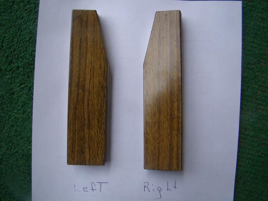Vintage Toshiba Model SA 735 Amplifier Cabinet Corner Trim Parts Rare Light Oak