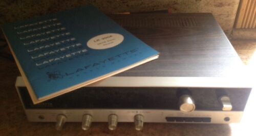 VINTAGE 1973 LAFAYETTE RECEIVER AM/FM LR 200A AND ORIGINAL BOX OWNERS MANUAL TOO