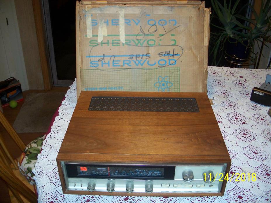 1960's Sherwood S-7800 140 Watt AM-FM Stereo Receiver With FET And Microcircuits