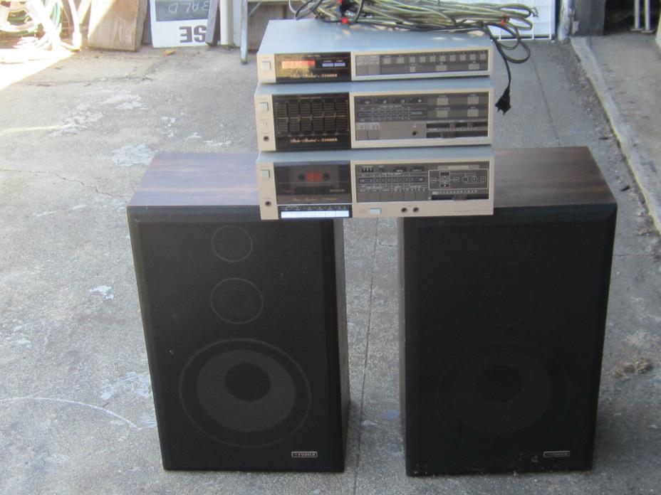 Fisher vintage stereo system