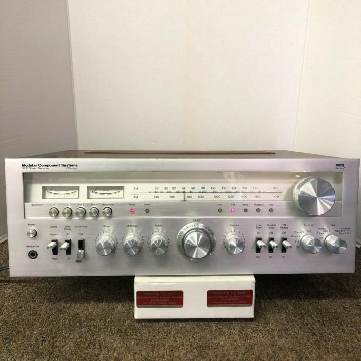 MCS 3233 MODULAR COMPONENT SYSTEMS VINTAGE STEREO RECEIVER - SERVICED- CLEANED