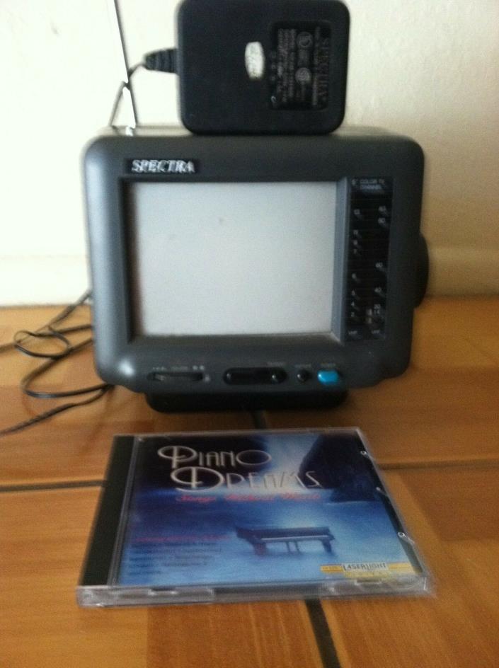 “SPECTRA” BLACK & WHITE PORTABLE TV 5