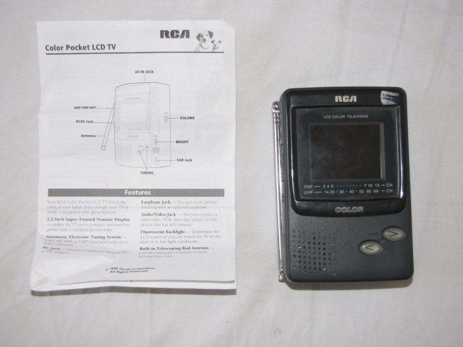 RCA Color Pocket LCD TV