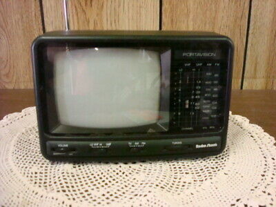 Radio Shack Portavision AM/FM/TV With 5