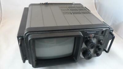 PANASONIC PORTABLE VINTAGE TELEVISION 1978 TR-707 B&W RUGGED RETRO untested