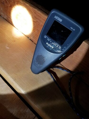 Sony Watchman Handheld TV / Radio model FDL-22 Working