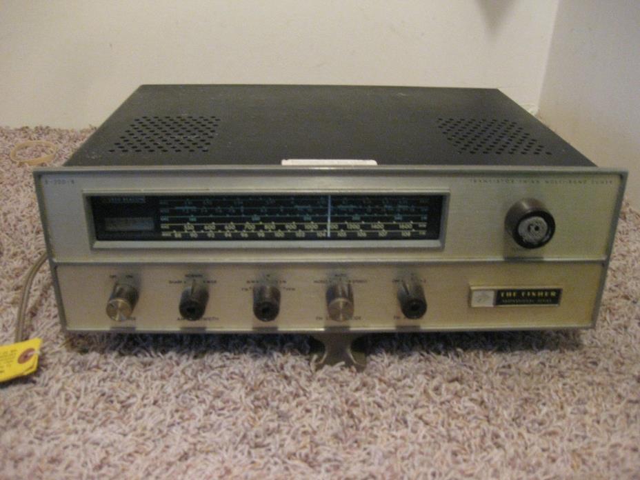 THE FISHER STEREO TUNER R-200-B WORKS FINE