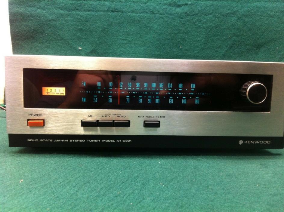 Vintage Kenwood KT-2001 Vintage Stereo Tuner receiver Japan