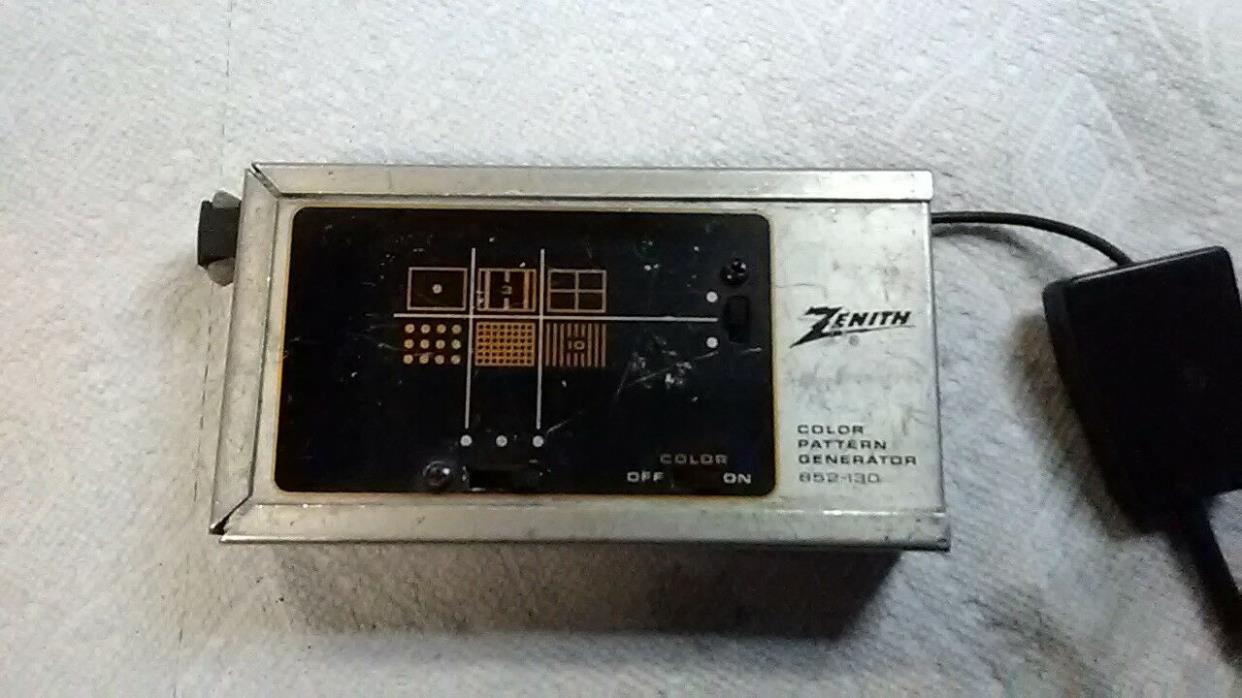 Zenith vintage portable convergence generator.