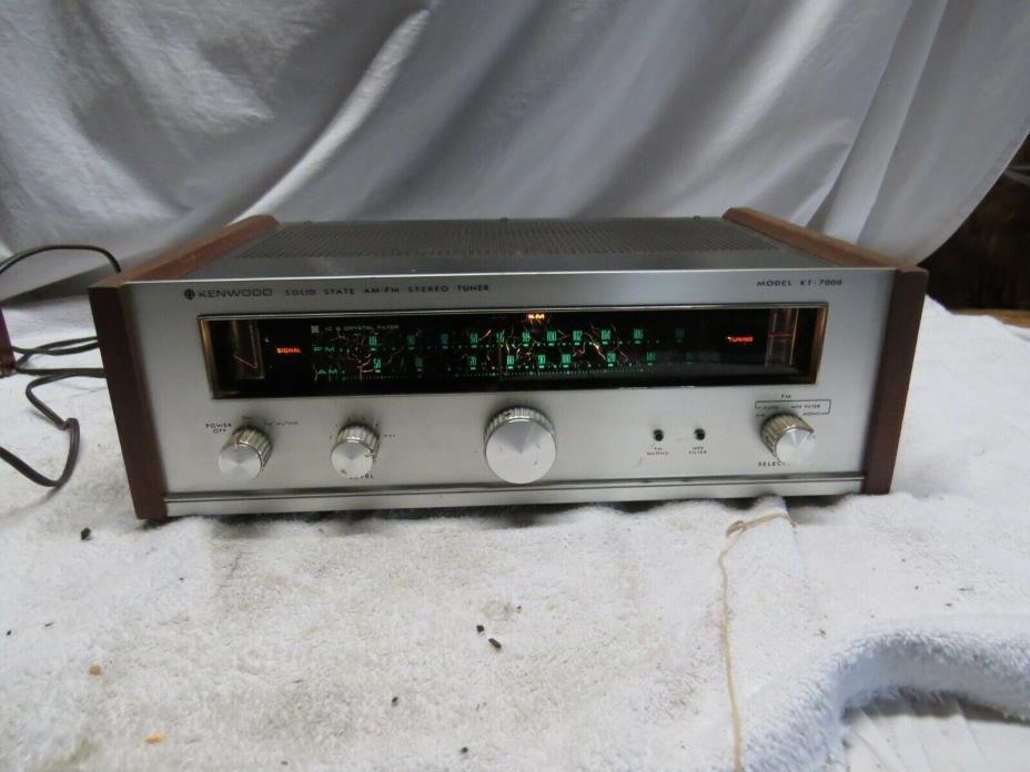 Kenwood KT-7000 AM-FM Stereo Tuner FAST SHIPPING!