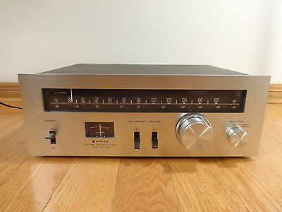 Sanyo FMT-1001K AM/FM Stereo Tuner Silver Face 1976 Made in Japan