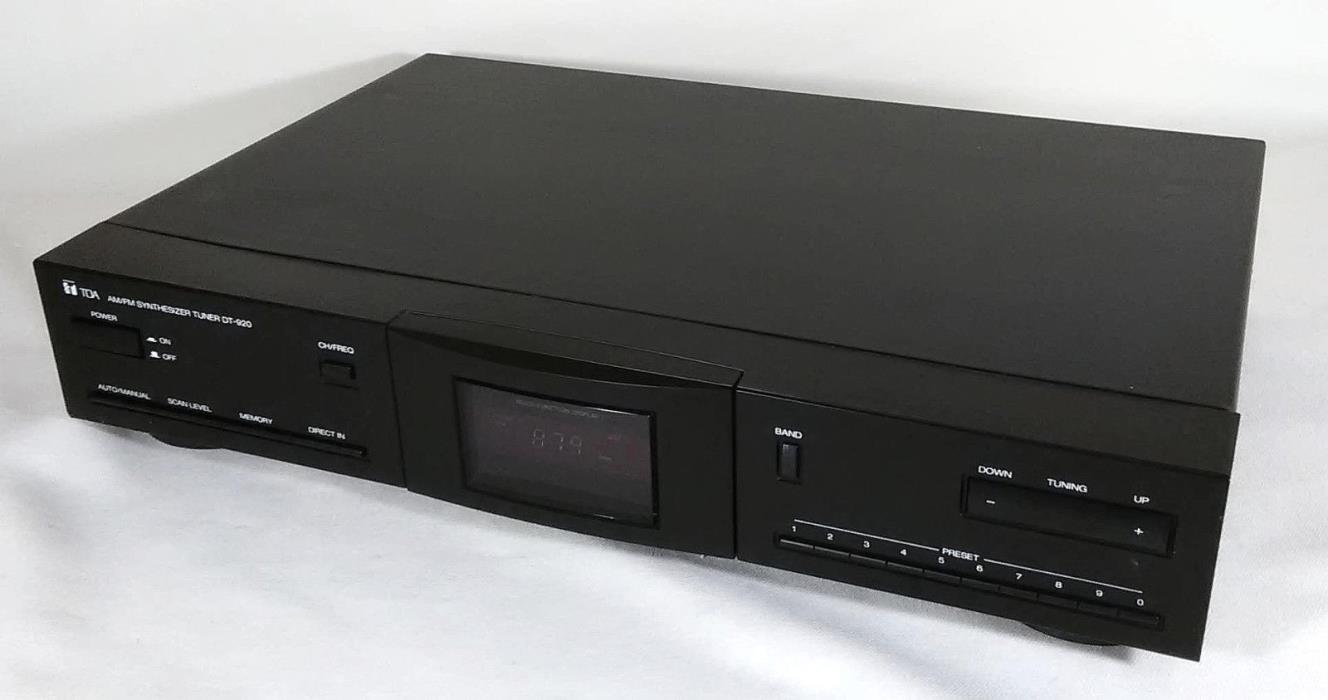 COMMERCIAL FM TUNER WITH WARRANTY - TOA MODEL DT-920