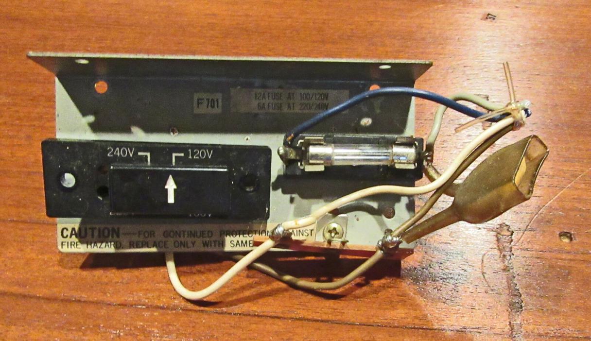 Sansui G-8700DB Voltage Selector 8700 9700 9700DB 871 971