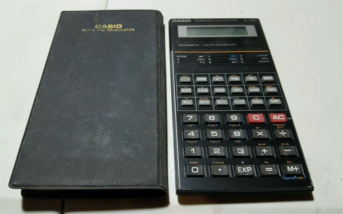 VINTAGE 1989 CASIO FX-250C CALCULATOR *JAPAN