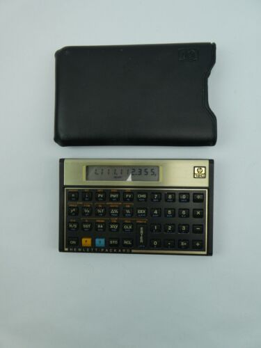 Hewlett Packard HP 12C Financial Calculator with Original Case