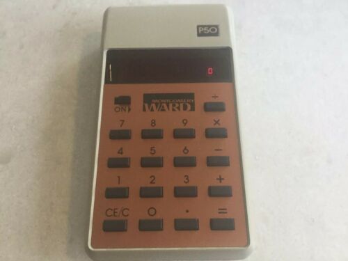 Vintage Montgomery Ward P50 Calculator