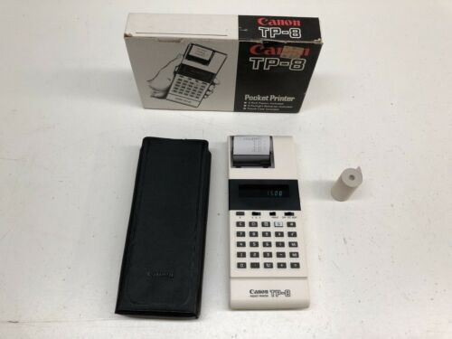 Canon TP-8 Pocket Electronic Calculator Printer W/ 1 Roll