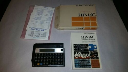 HP 16C Computer Scientist Calculator, Excellent Condition 2517A09529
