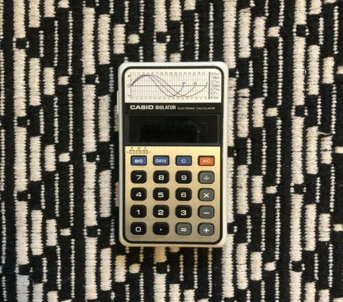 Casio H-801 Biolator VFD Display Biorhythm Calculator Vintage D15 Fully Tested