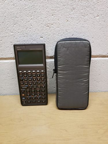 Vintage 1989 Hewlett Packard HP 48SX Scientific Expandable Calculator w/Case