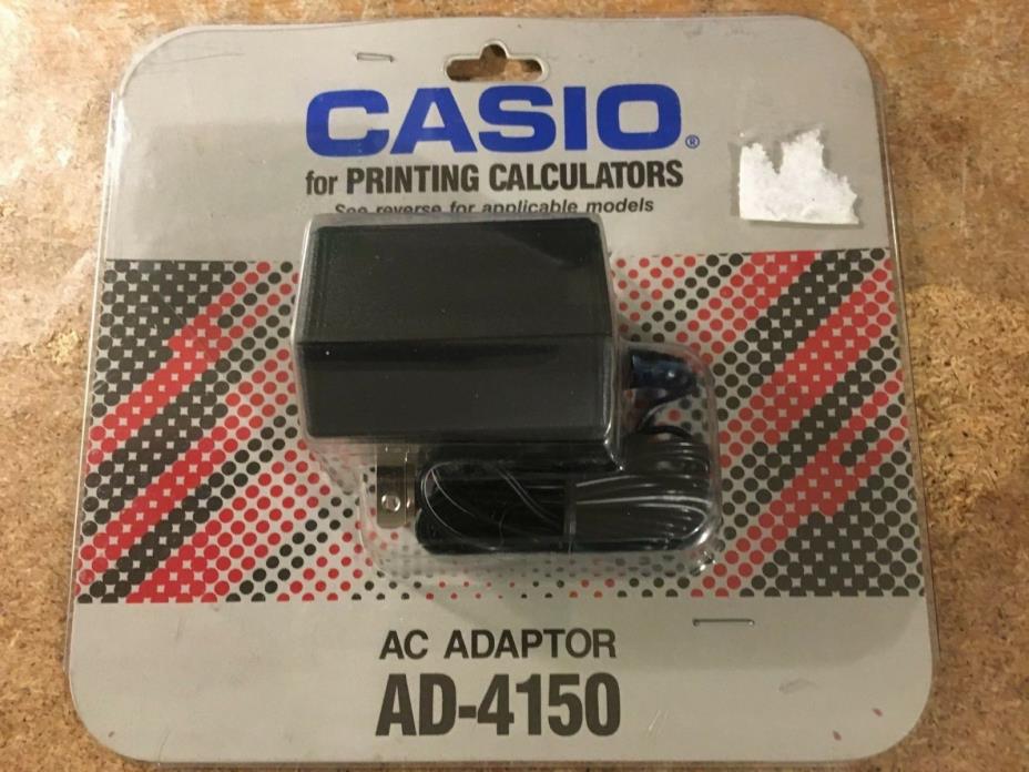 Casio Printing Calculator AC Adapter Model AD-1450 NEW